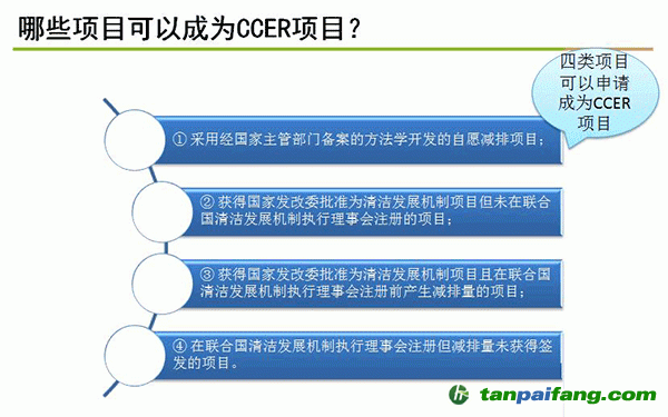 哪些項(xiàng)目可以成為ccer項(xiàng)目？