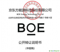 京東方能源科技申請(qǐng)新三板掛牌：聚焦綠色低碳主業(yè)，提升能源物聯(lián)網(wǎng)板塊市場(chǎng)競(jìng)爭(zhēng)力